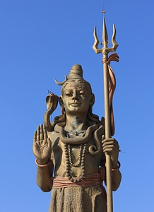 Statue metal hindu photo