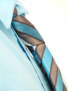 Suit knot light blue photo