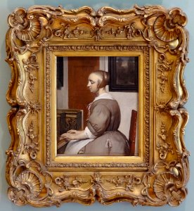 Femme Au Virginal Gabriel Metsu Vers 1662