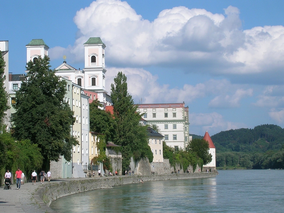 Historic center building tower