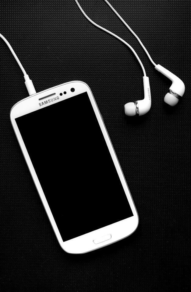 White Samsung Galaxy Smartphone