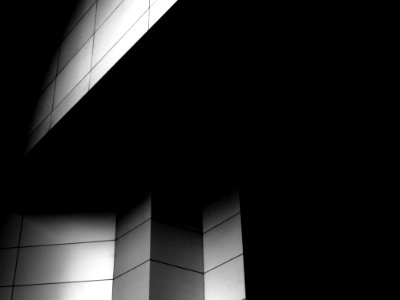 Contemporary Architecture In Black And White photo
