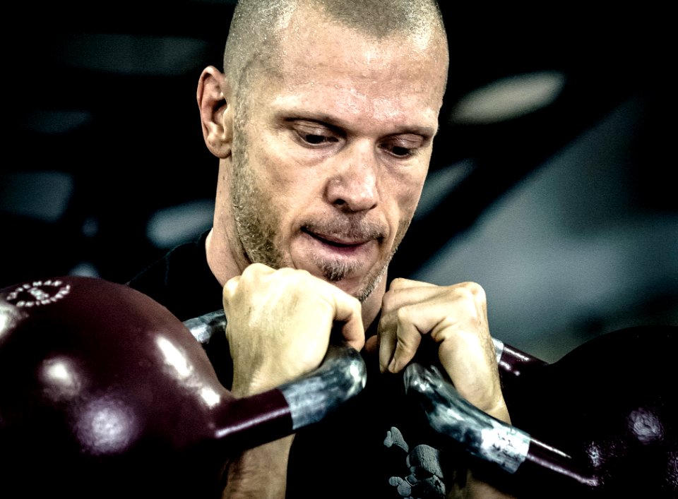 Man Lifting Weights