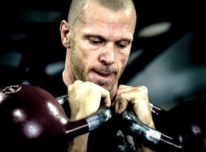 Man Lifting Weights