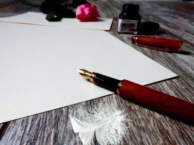 Fountain Pen On Paper