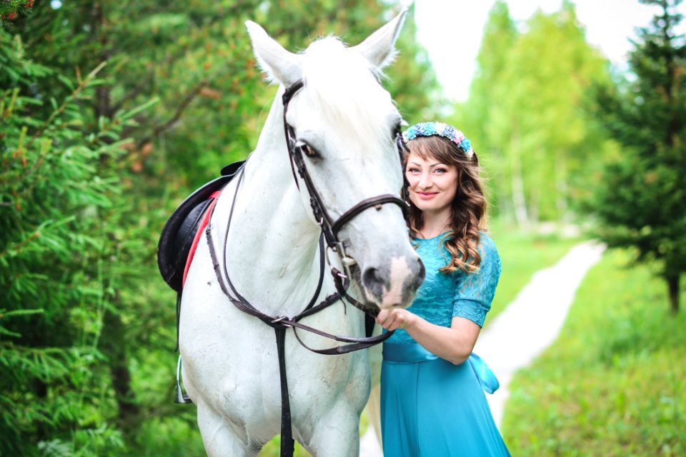 Horse And Woman