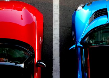 Close-up View Of Cars