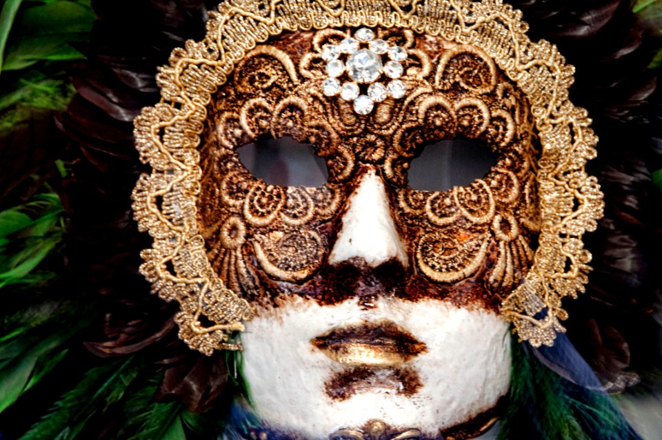 Venetian Carnival Mask - Maschera Di Carnevale - Venice Italy - Creative Commons By Gnuckx