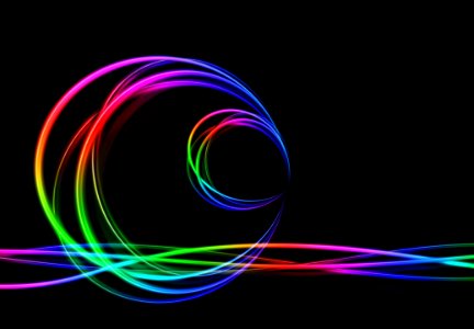 Purple Light Circle Violet