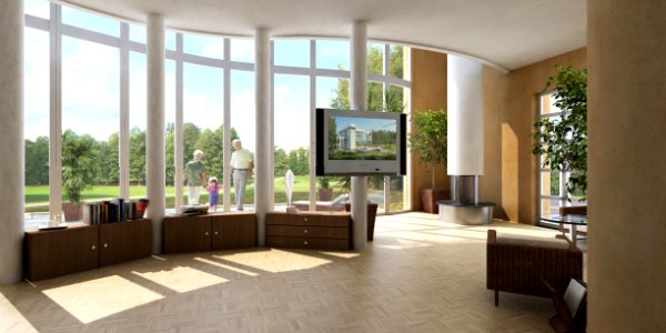 Property Interior Design Lobby Real Estate photo