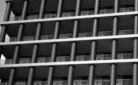 Balconies In Building