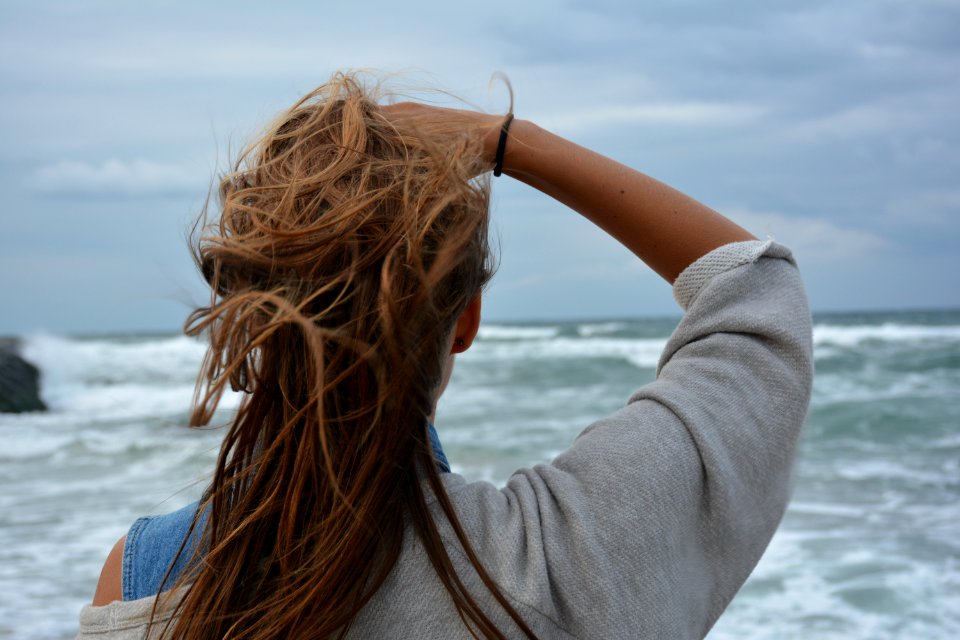 Woman By Sea photo