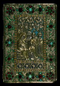 Gospel Book Original Treasure Binding Walters Manuscript W540 Upper Board Outside