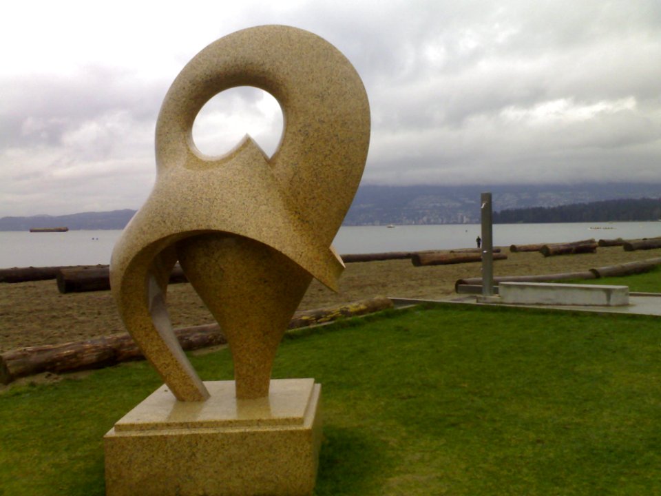 Sculpture At Kits Beach