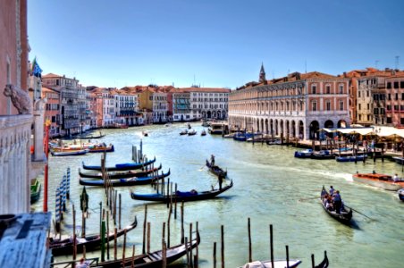 Hotel Ca Sagredo - Grand Canal - Venice Italy Venezia - Photo By Gnuckx And HDR Processing By Mike G K