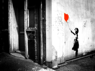 Banksy Balloon Girl Vestry Street photo