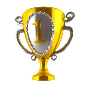 Trophy Yellow Award Product Design