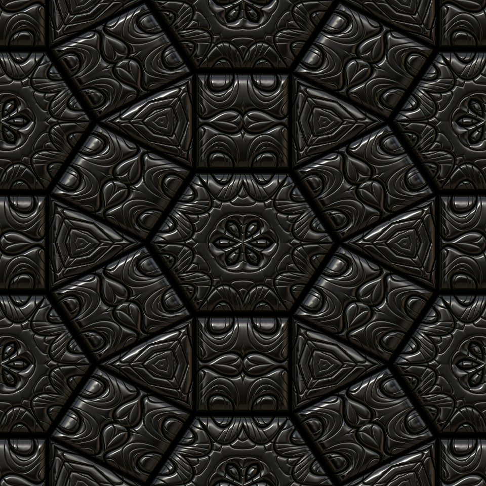 Black Pattern Black And White Design