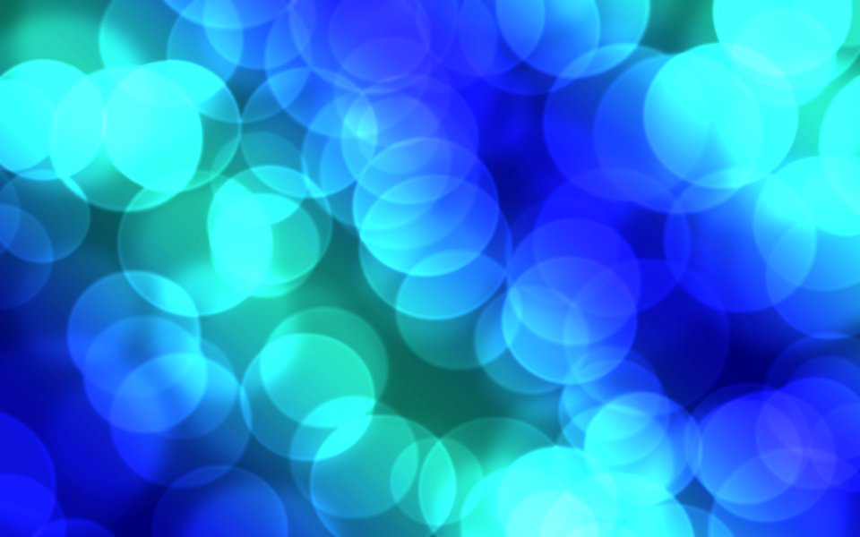 Blue Bokeh Lights