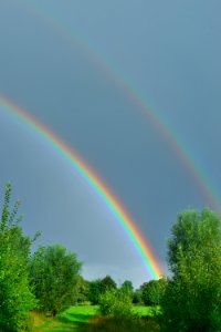 Rainbow Sky Meteorological Phenomenon Phenomenon photo