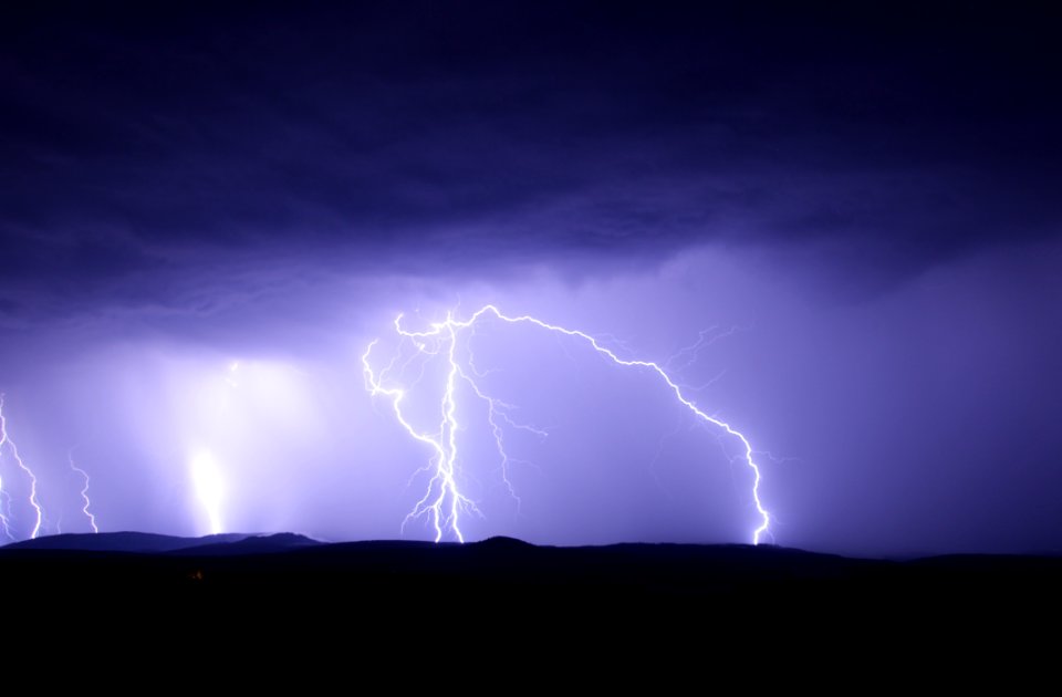 Thunder Lightning Sky Atmosphere