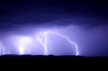 Thunder Lightning Sky Atmosphere