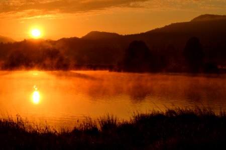Nature Reflection Sunrise Dawn photo