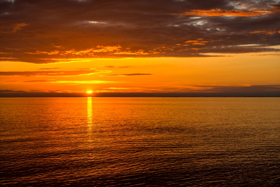 Horizon Sky Sunset Sea