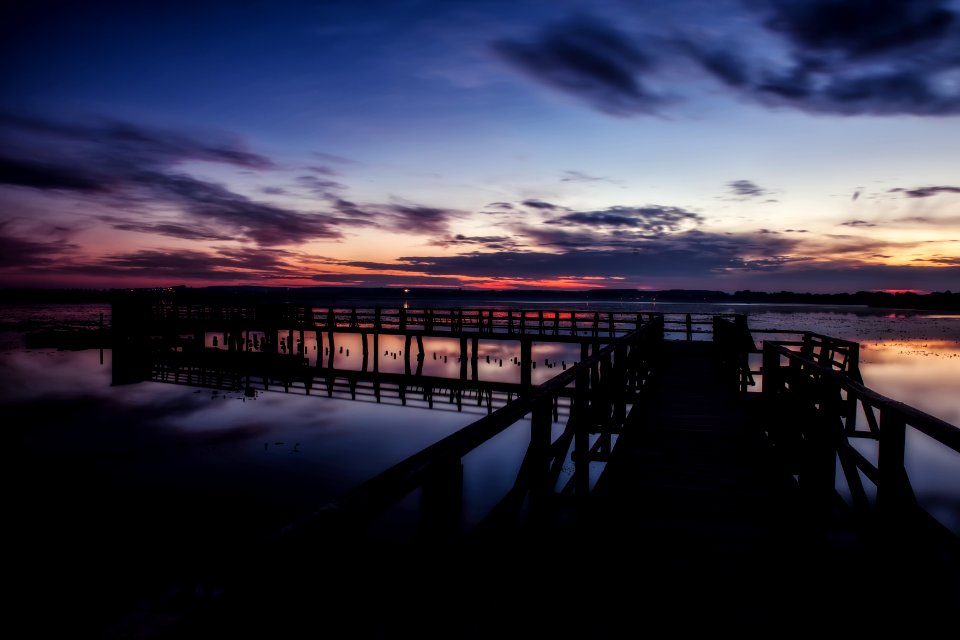 Sky Pier Horizon Water