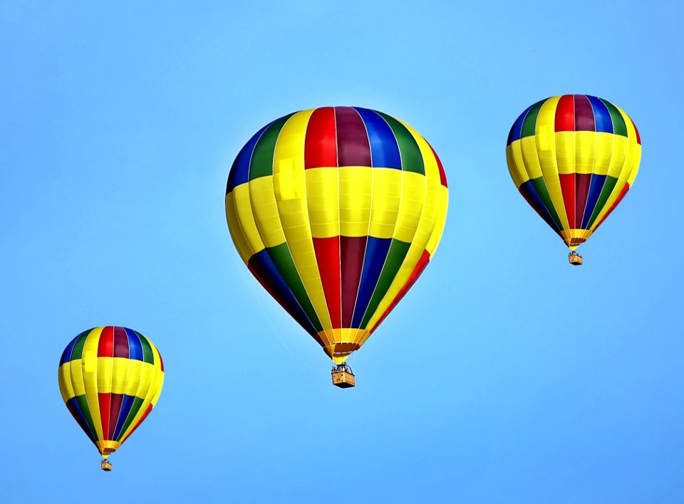 Hot Air Ballooning Hot Air Balloon Yellow Sky