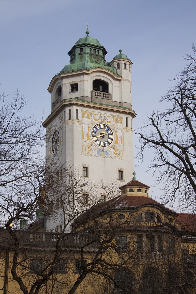 Neo baroque art nouveau tower
