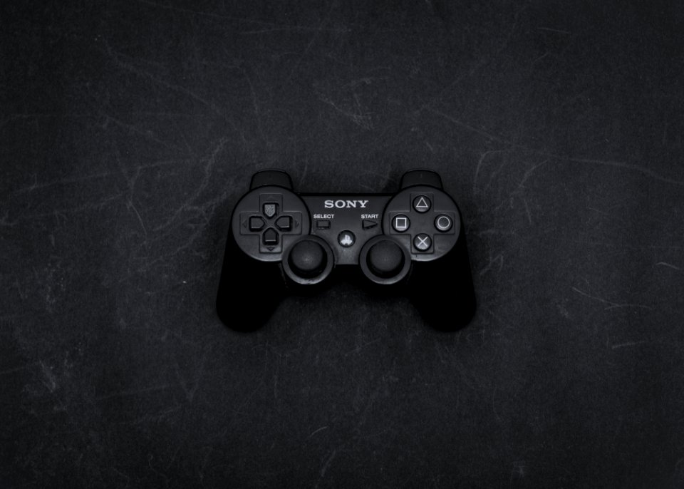 Black Sony Game Controller