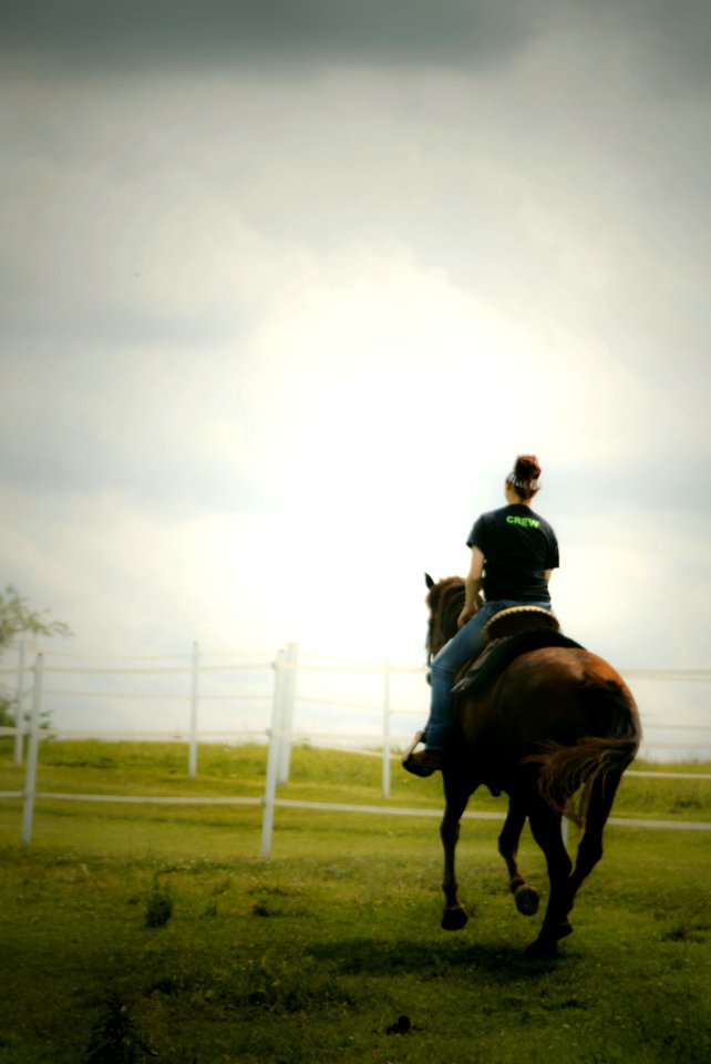 Woman On Horse