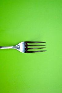 Fork On Green photo