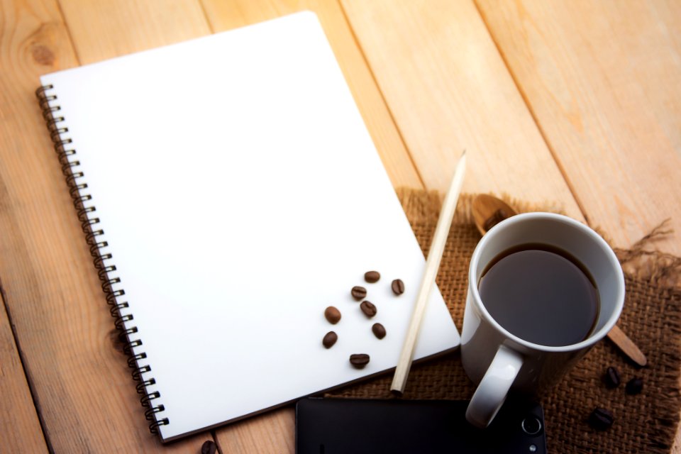 Notepad And Coffee