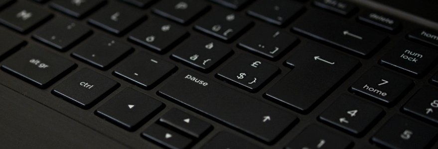 Black Laptop Computer Keyboard photo