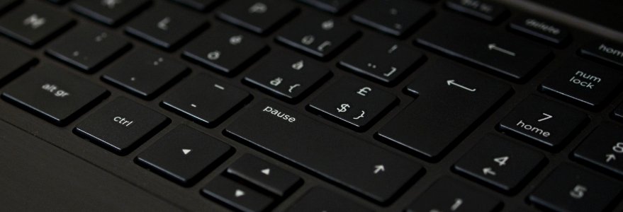 Black Laptop Computer Keyboard
