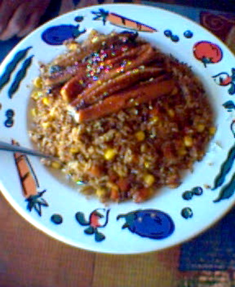 1st Cameraphone Pics Venus Hk Style Tea Eel Rice Spicy Seafood Rice William