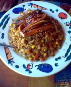 1st Cameraphone Pics Venus Hk Style Tea Eel Rice Spicy Seafood Rice William