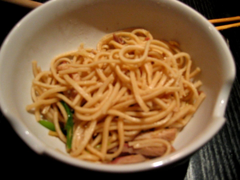 Barbs Cooking - Lo Mein WBBQ Pork And Cauliflower Wbacon