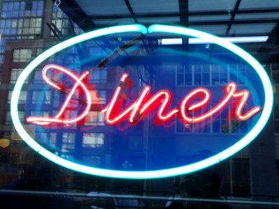 Diner Sign - Roland In Vancouver473 photo