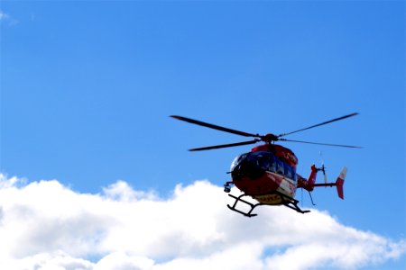 Helicopter In Flight photo