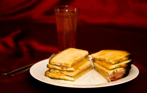 Ham And Cheese Sandwich photo