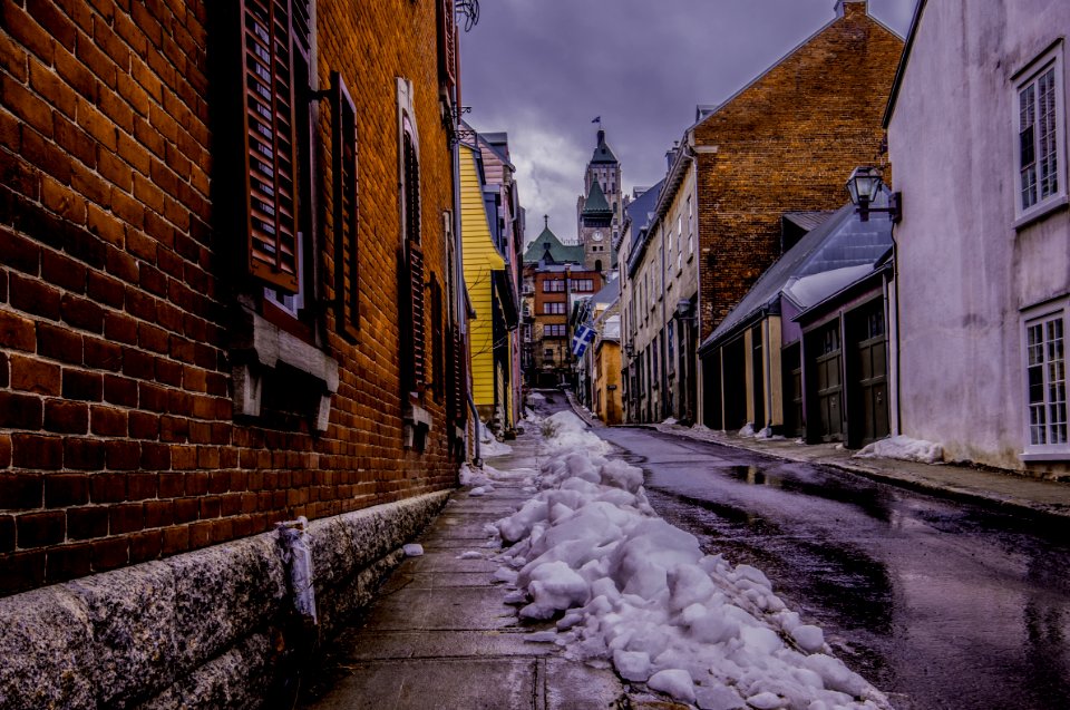 Snow On Alley photo