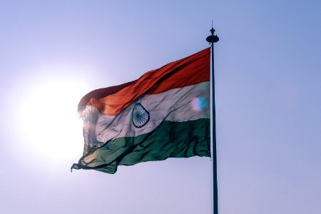 National Flag Of India photo
