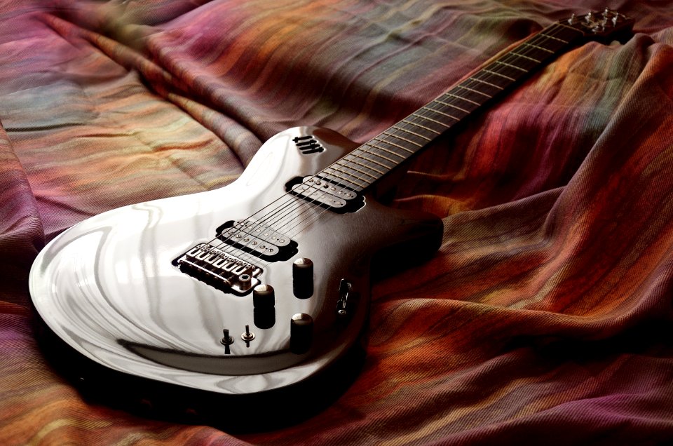 Black Electric Guitar