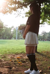 Outerwear Shoulder Shorts Leg photo