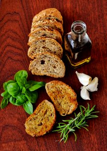 Bread Oil And Herbs photo