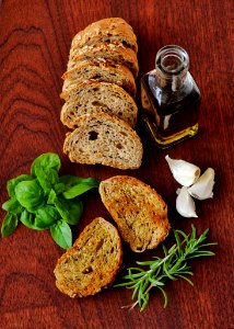 Bread Oil And Herbs