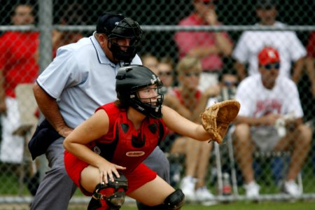 Baseball Catcher Position photo